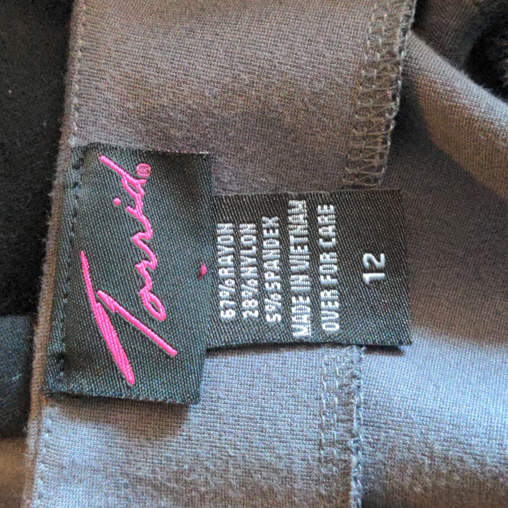Torrid Gray & Black Bodycon Dress - Picture 10 of 11